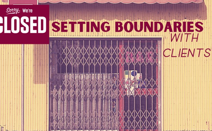 setting boundaries with clients