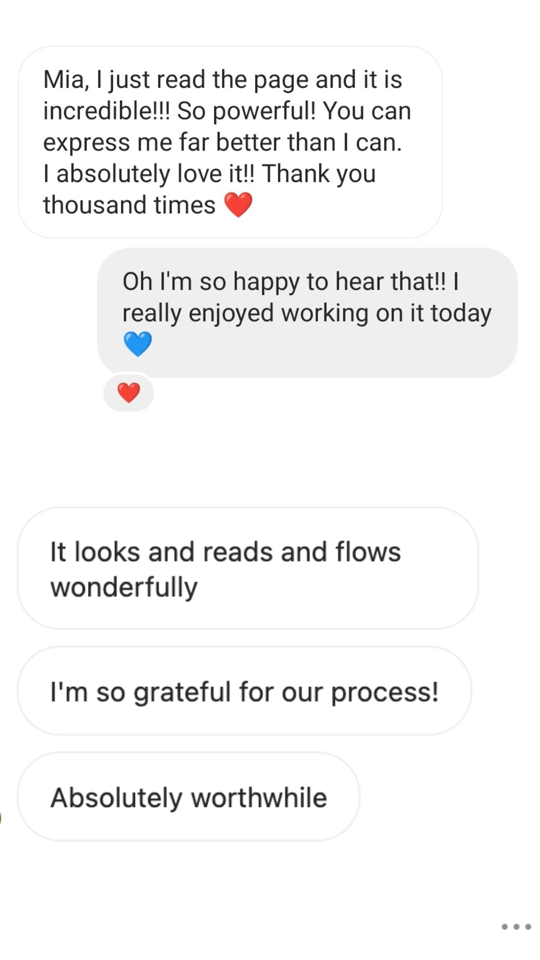 Copywriting testimonials (1) Launch Copywriting Course