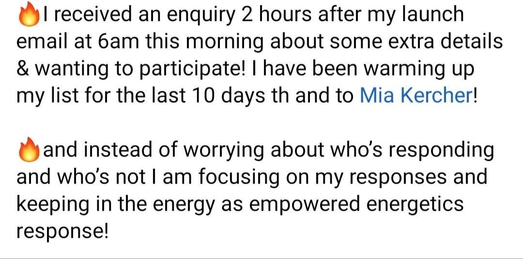 Copy Coaching Testimonial