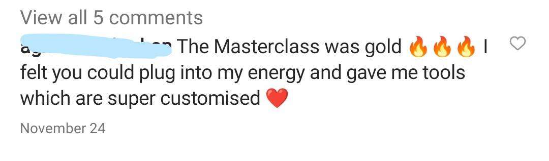 Energetic Sales Masterclass